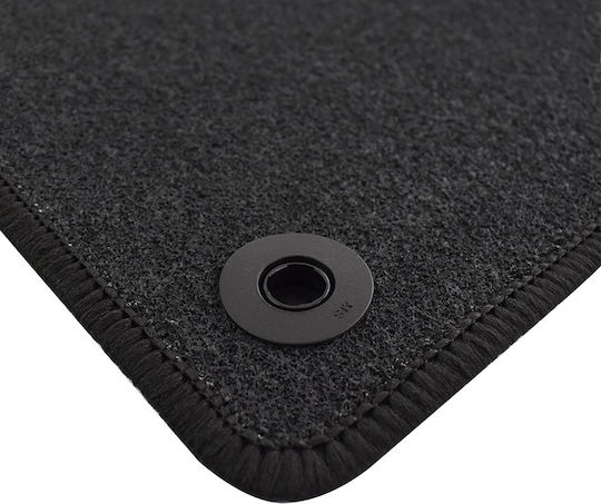 Rigum Set of Front and Rear Mats 4pcs for Mercedes-Benz ML Class (W164) Black
