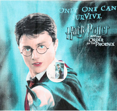 Harry Pottter Only One Can Survive Prosoape de plajă pentru copii Albastru Petrol Harry Potter 140x70cm HP0310