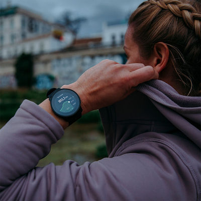Suunto 9 Peak Titanium 43mm Αδιάβροχο Smartwatch με Παλμογράφο (All Black)