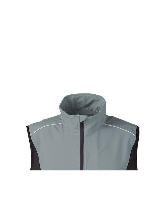 Stenso Fast Softshell Safety Vest Gray