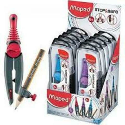 Maped Stop & Safe Διαβήτης με Μολύβι σε Κουτί (Διάφορα Χρώματα)
