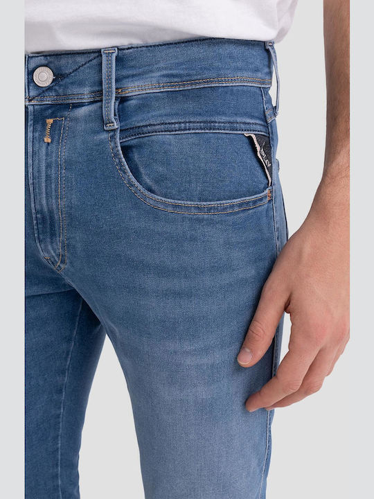 Hyperflex Men's Jeans Pants Elastic with Slim Fit Blue