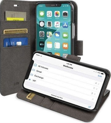 SBS Wallet Piele artificială Negru (iPhone 13 Pro Max)