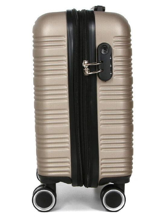 WORLDLINE Worldline Koffer Kabine Hart Beige mit 4 Räder Höhe 45cm