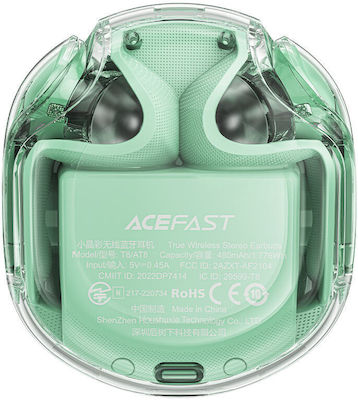 Acefast T8 In-Ear Bluetooth-Freisprecheinrichtung Kopfhörer mit Ladeetui Mint