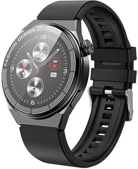 Borofone BD2 Smartwatch με Παλμογράφο (Μαύρο)