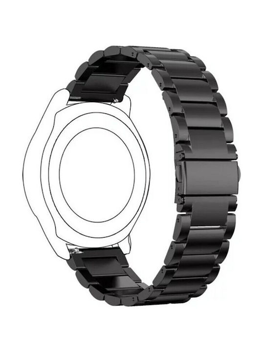 Senso Armband Rostfreier Stahl Schwarz (Galaxy Watch (46mm) / Gear S3) SEBSMS3JB