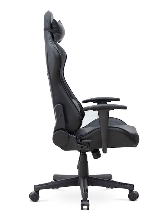 Megapap Alonso Καρέκλα Gaming Δερματίνης Μαύρη