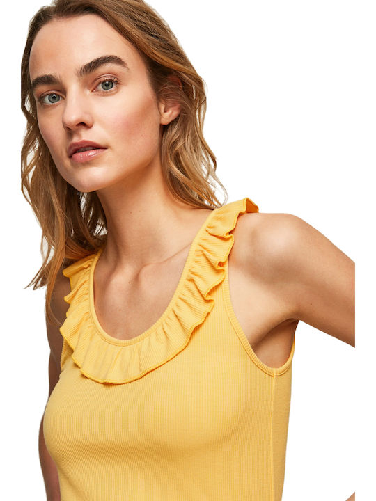 Dorina Damen Sommer Bluse Ärmellos Shine