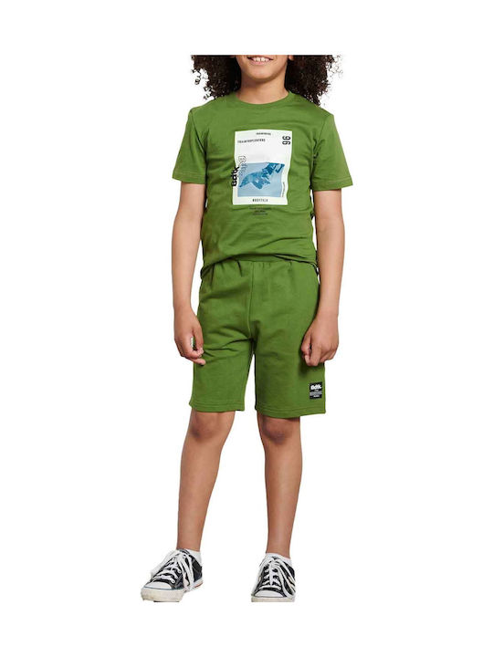 Kids' Athletic Shorts/Bermudas Green