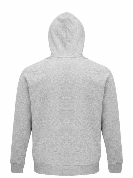 Kapuzenpullover Unisex Bio "Ich schwöre feierlich, dass ich nichts Gutes im Schilde führe Harry Potter Füße" Grau Melange