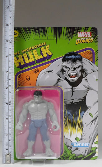 Φigură de acțiune Marvel Avengers Hulk Retro Collection Grey Hulk pentru copii de 4+ ani ani 10cm cm