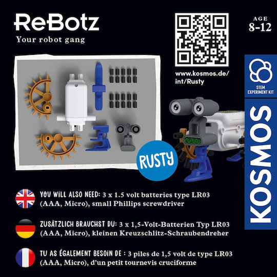 Kosmos Rebotz Rusty STEM Εκπαιδευτικό Παιχνίδι Ρομποτικής για 8+ Ετών