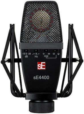 SE Electronics Condenser (Large Diaphragm) XLR Microphone SE 4400A Shock Mounted/Clip On Mounting Voice