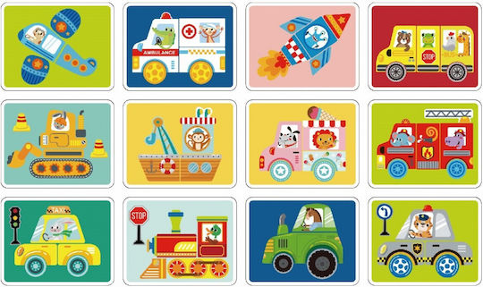 Tooky Toys Magnetic Construction Toy Transport Vehicles For Children 3+ Years