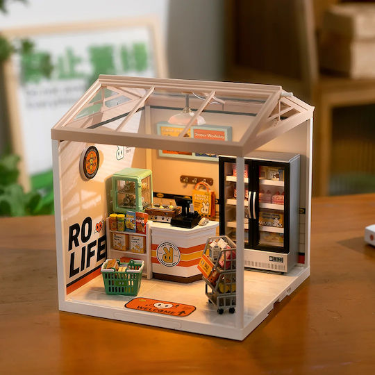Robotime Papier-Bauspielzeug Energy Supply Store für Kinder ab 8+ Jahre Jahren