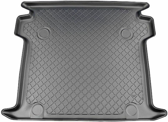 Kofferraummatten 1Stück aus Gummi für Opel Kombi Fiat Doblo Schwarz