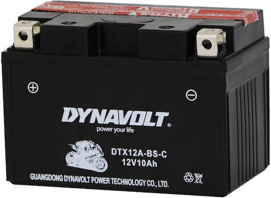 Dynavolt Затворен тип Мотоциклетна батерия YTX12A-BS с капацитет 10Ах
