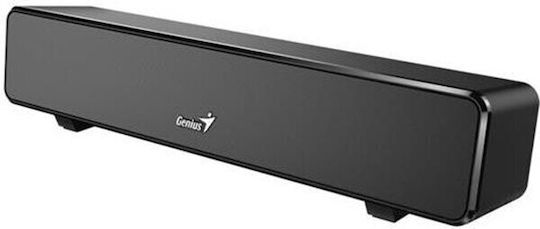 Genius 100 Black Ηχεία Υπολογιστή 2.1 με Ισχύ 6W Μαύρα