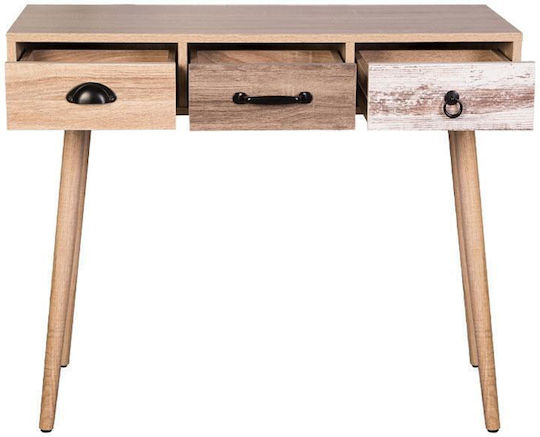 Lounge Конзолна маса Дървена Д90xШ35xВ75cm