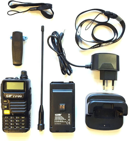 CRT FP00 Безжичен Трансивър UHF/VHF 5W с Монохромен Екран Camo