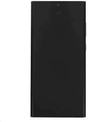 Samsung Οθόνη με Μηχανισμό Αφής και Πλαίσιο για Galaxy S23 Ultra (Phantom Black)