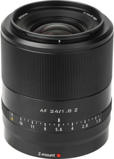 Viltrox Full Frame Camera Lens AF 24mm F/1.8 Z Telephoto for Nikon Z Mount Black