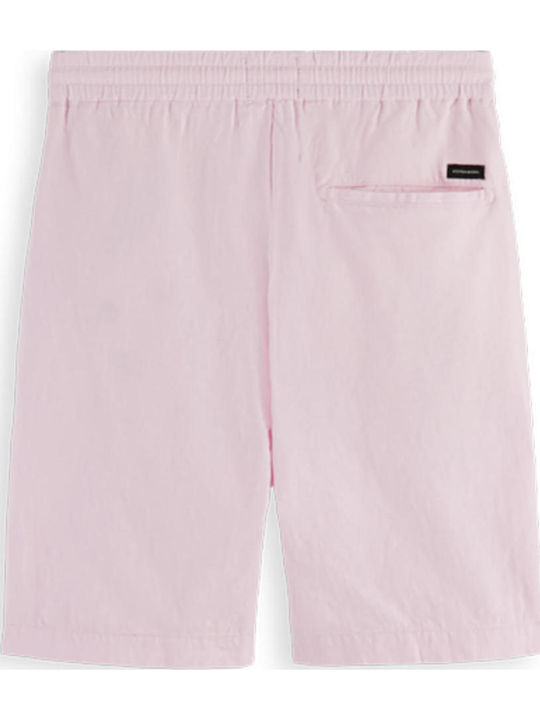 Scotch & Soda Fave Twill Ανδρική Βερμούδα Ροζ