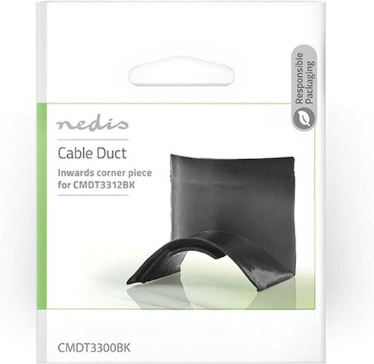 Nedis Management Duct Corner Kabelschutzgitter Schwarz CMDT3300BK 1 Stück