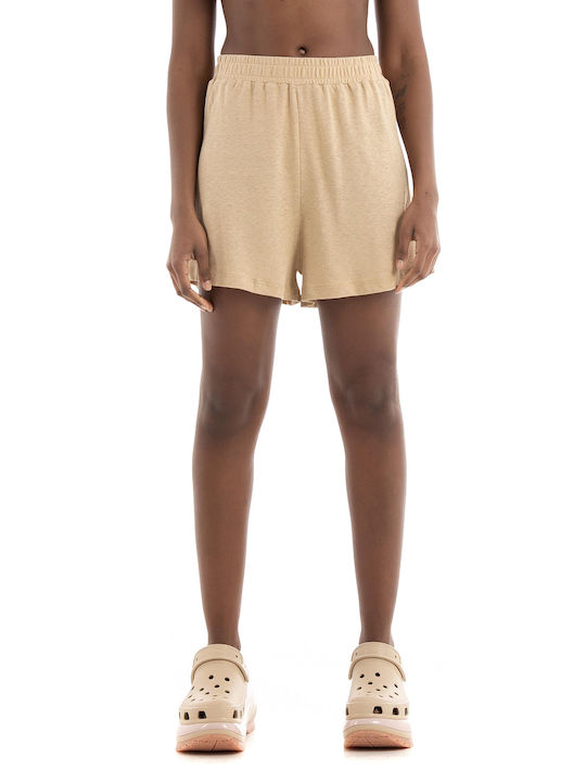 Collectiva Noir Women's Shorts Beige