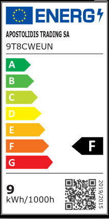 Aca LED-Lampe 9W Röhrenform 60εκ. für Fassung G13 und Form T8 Kühles Weiß 900lm