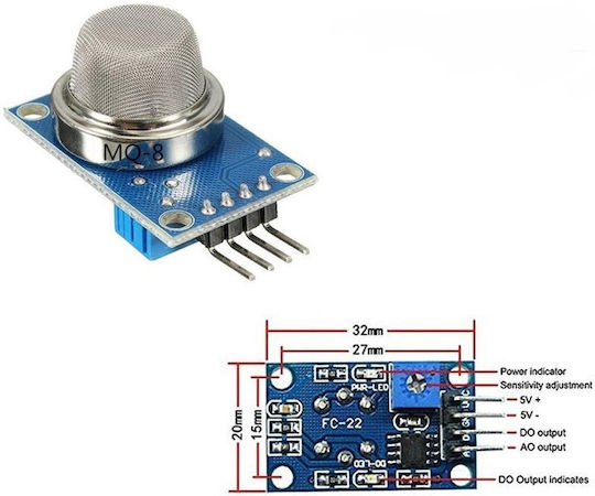 Optum Sensor Gas MQ-8 1pcs