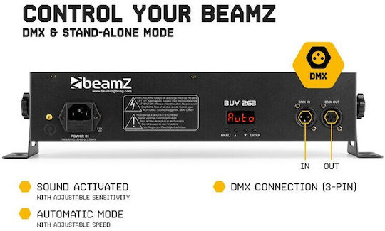 BeamZPro Strobe Light LED DMX LCB99 RGBW