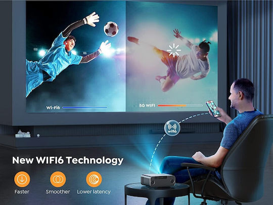 Yaber Yaber Pro V9 K-CCK02154 Proiector LCD Full HD LED cu Wi-Fi și Difuzoare Incorporate Gri