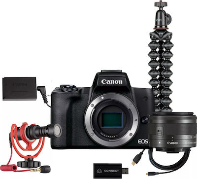 Canon Spiegellose Kamera EOS M50 Mark II Crop Frame Streaming-Kit