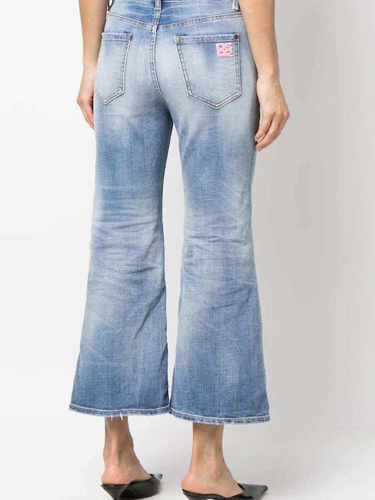 Dsquared2 Damenjeanshose Schlaghose mit Rissen