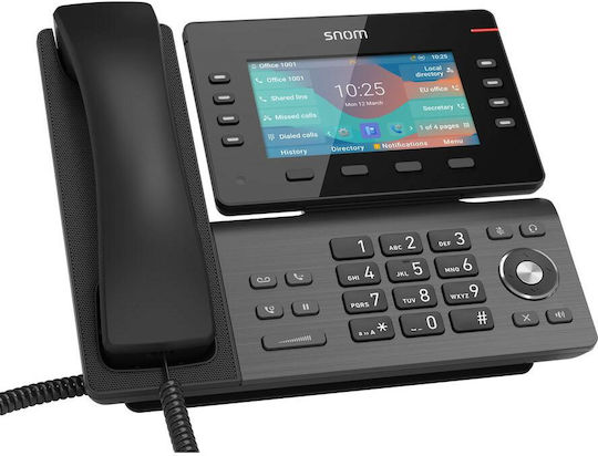Snom D865 Ενσύρματο Τηλέφωνο IP 12 γραμμών Μαύρο