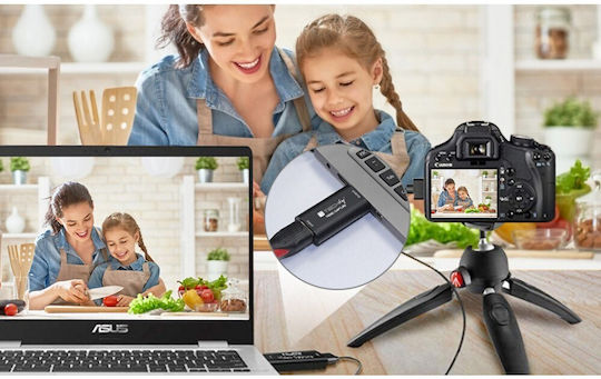 Techly I-USB-VIDEO-1080TY Video Capture για PC / Laptop και σύνδεση USB-A