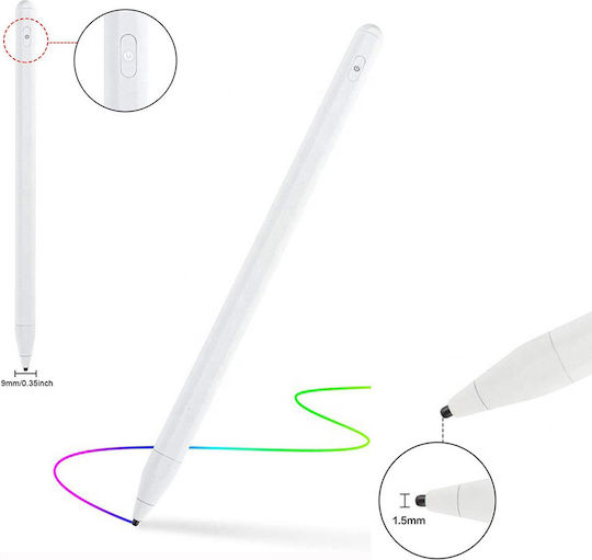 Techsuit P3 Digital Touch Pen in Weiß Farbe KF232697