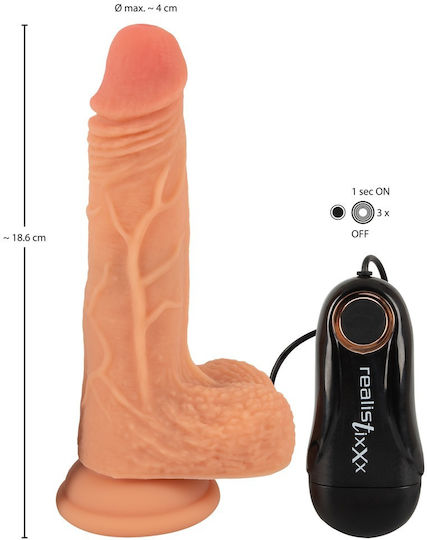 You2Toys Realistixxx Real Thing Realistic Vibrator 18.6cm Flesh