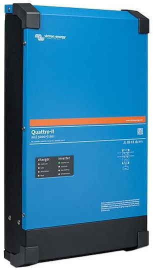 Victron Energy Quattro II 24/5000/120-50/50 Pure Sine Wave Inverter Power with Nominal Input Voltage 24V QUA242505010