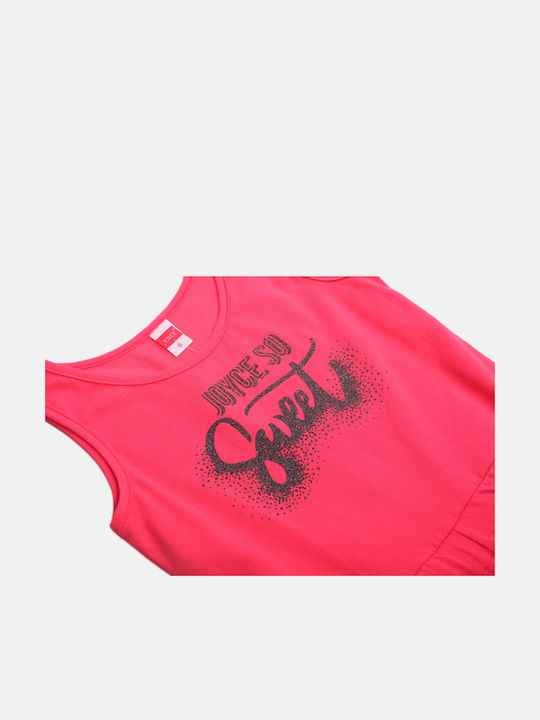 Kids' Fabric Jumpsuit Shorts/Bermudas Fuchsia