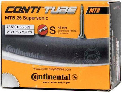 Continental MTB 26 Supersonic S42 Bicycle Tyre Inner Tube 26" 011991