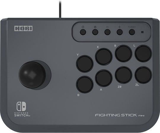 Hori Fighting Stick Mini Джойстик С кабел Съвместим с Превключвател