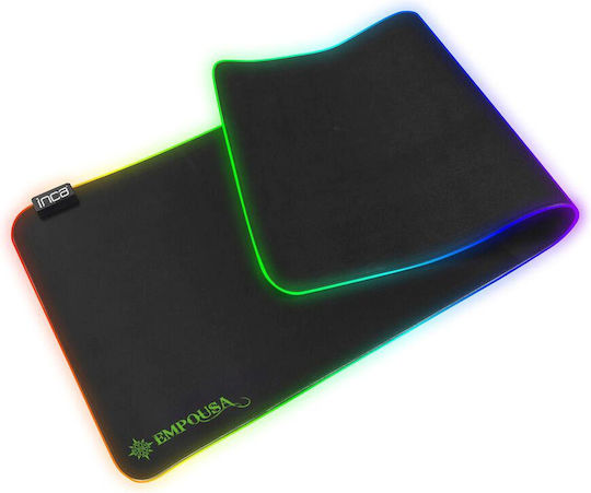 Inca IMP-022 Gaming Mouse Pad XL (770mm) με RGB Φωτισμό μέσω USB Μαύρο
