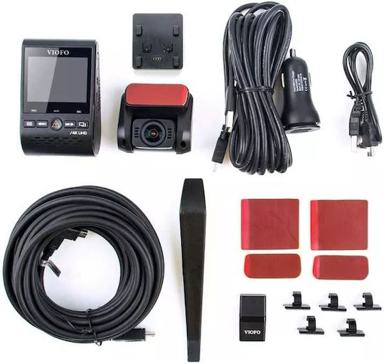 Viofo A129 Duo Ultra Σετ Κάμερα DVR Αυτοκινήτου 4K με Οθόνη 2" Wi-Fi, GPS & Κάμερα Οπισθοπορείας