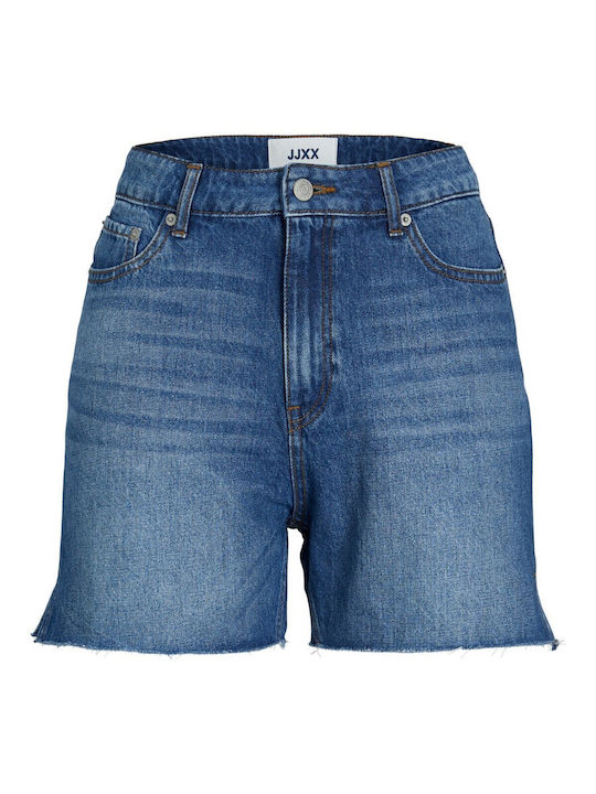 Women's Jean High-waisted Shorts Medium Blue Denim
