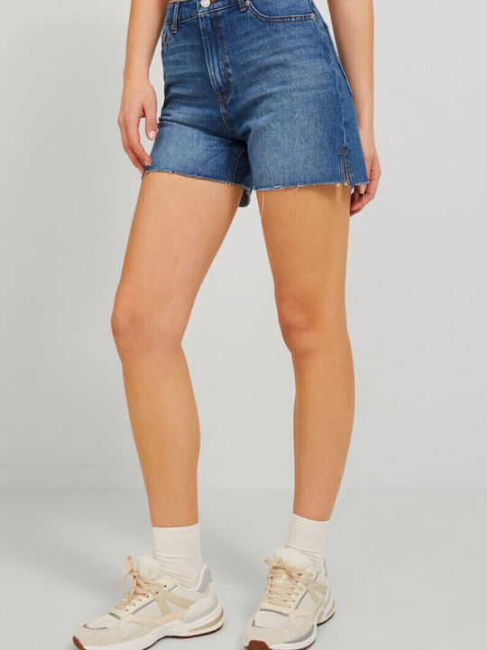 Women's Jean High-waisted Shorts Medium Blue Denim