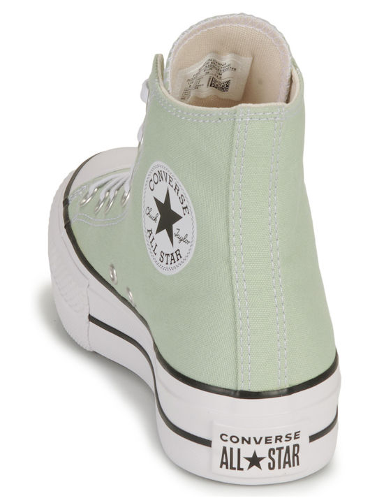 Chuck Taylor All Star Lift Tip Botine Verzi
