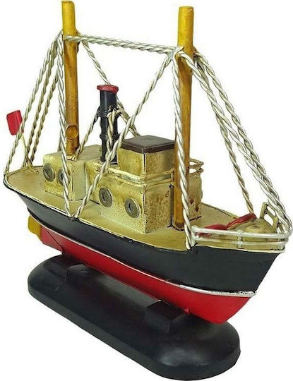 Inart Декоративна лодка Металик 15.5x4.5x12см 1бр